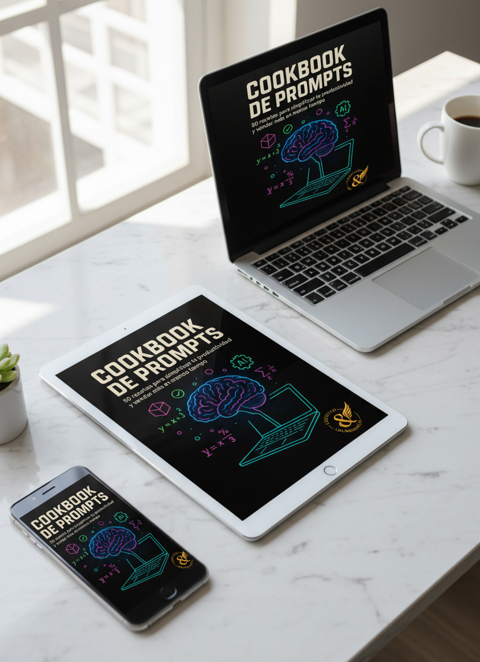 Cookbook de Prompts (PDF) — 50 Recetas IA para Vender Más