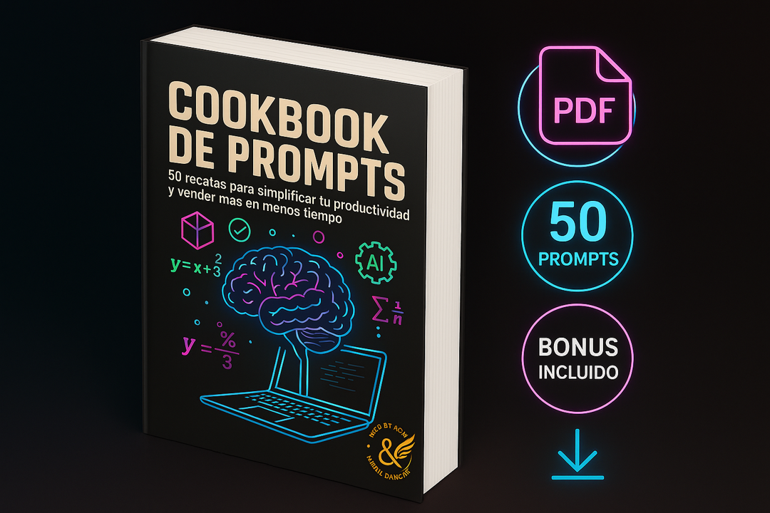 Cookbook de Prompts (PDF) — 50 Recetas IA para Vender Más