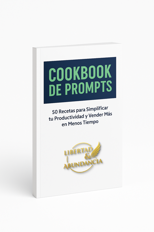 Cookbook de Prompts (PDF) — 50 Recetas IA para Vender Más