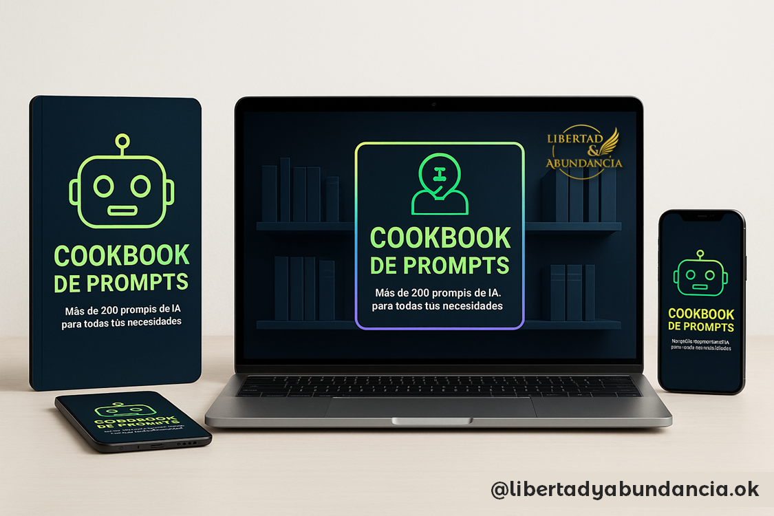 Cookbook de Prompts (PDF) — 50 Recetas IA para Vender Más